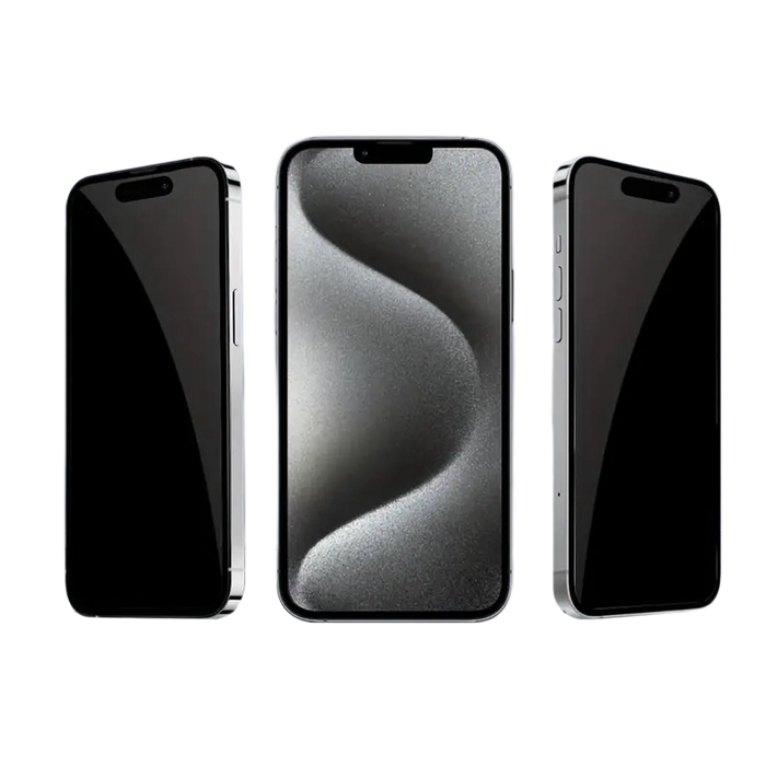 Privacy Carbon Fibre 3D Screen Protector For iPhone 15 Pro
