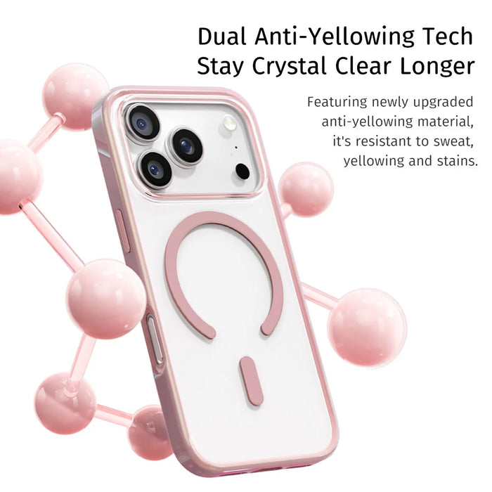 Rock Crystal Armor Anti-Yellowing Protection iPhone 17 Case