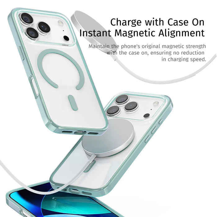 Rock Crystal Armor Anti-Yellowing Protection iPhone 17 Case