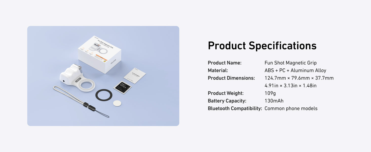 Telesin Fun Shot Magnetic Grip