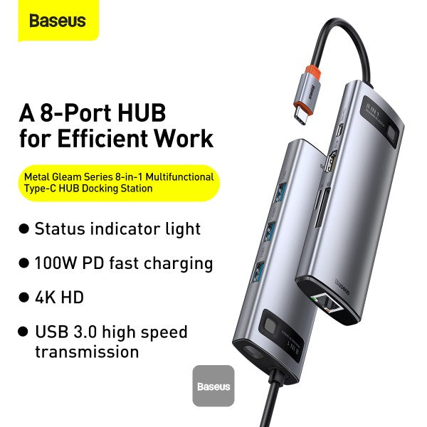 Baseus 8IN1 Multimedia Adapter
