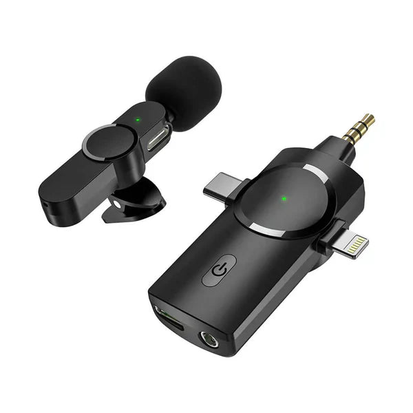 Coteci 3in1 Wireless Radio Microphone 1for2 (74003)