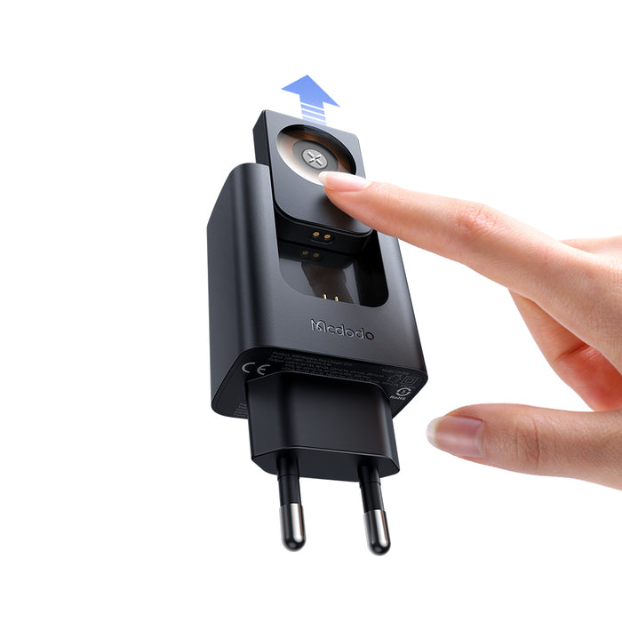 Mcdodo 2-in-1 30W Travel Charger with Built-in Watch Charger
