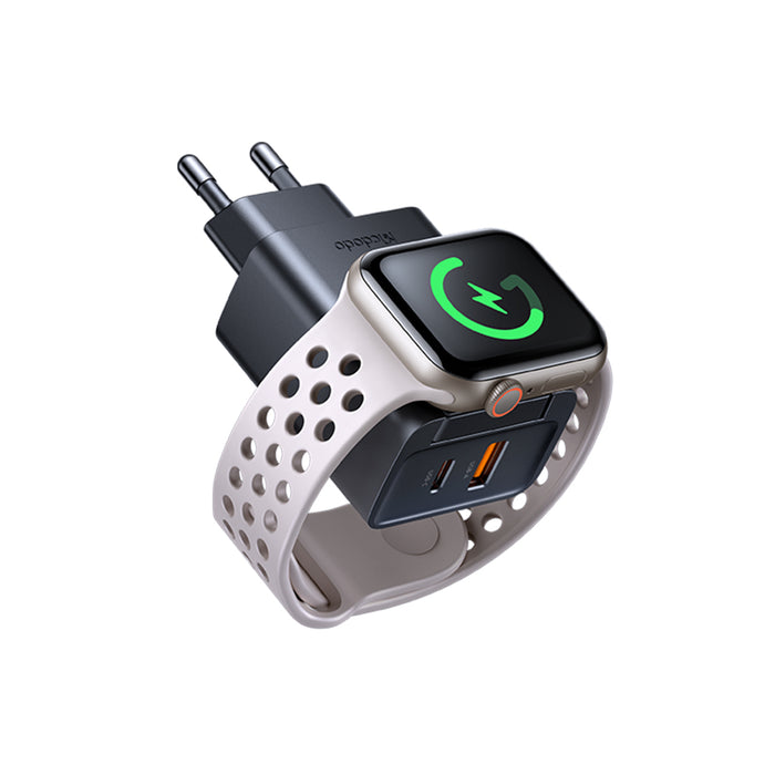 Mcdodo 2-in-1 30W Travel Charger with Built-in Watch Charger