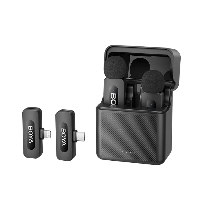 BOYA BY-V3 Combo Dual Channel Wireless Microphone