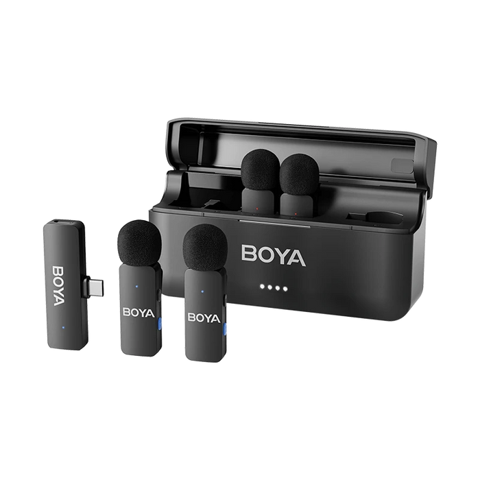 BOYA BY-V4U 4 Channel Mini Wireless Microphone