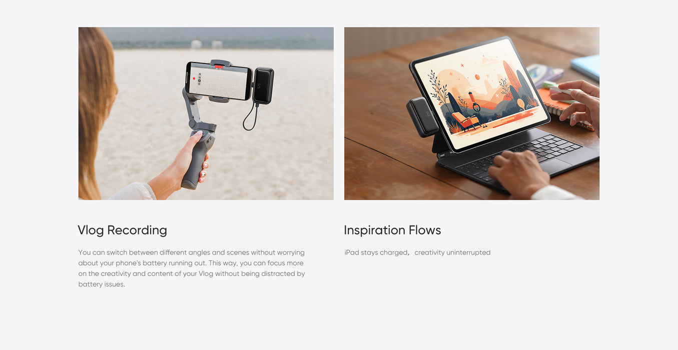 Mcdodo FreeKit Pocket Power Bank (Built-in Cable)