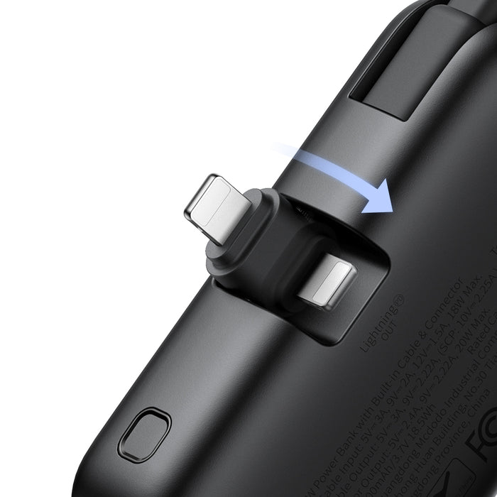 Mcdodo FreeKit Pocket Power Bank (Built-in Cable)