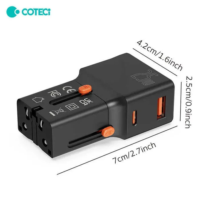 COTECi OT-002 25W Mini Travel Charger/Adapter