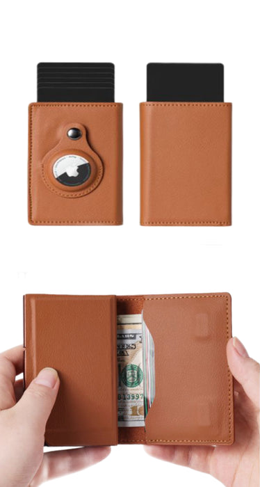 COTECi A-TAG Wallet Leather RFID PU Card Holder