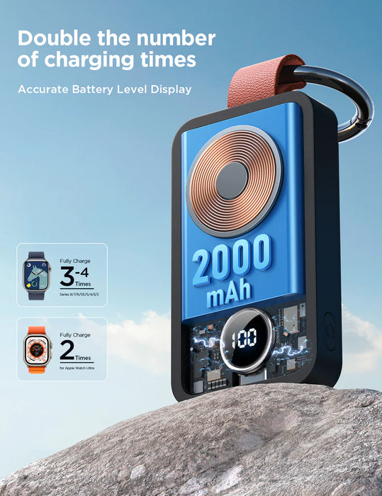 JR-WQW01 2000mAh Portable Watch Wireless Charger