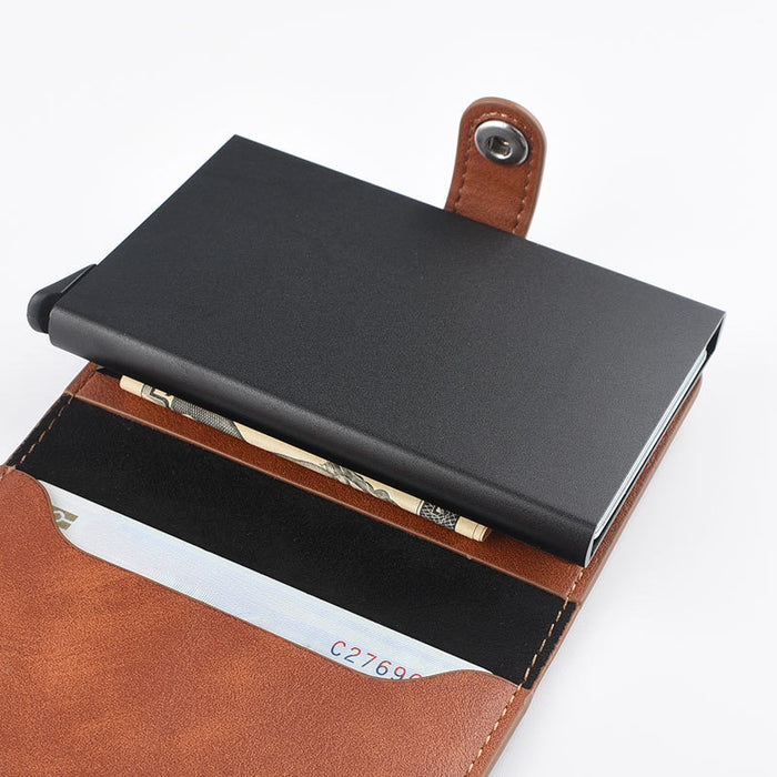 COTECi A-TAG Wallet Leather RFID PU Card Holder