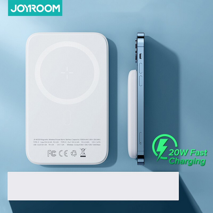 Joyroom JR-W020 10000Mah 20W Magnetic Wireless Mini Powerbank