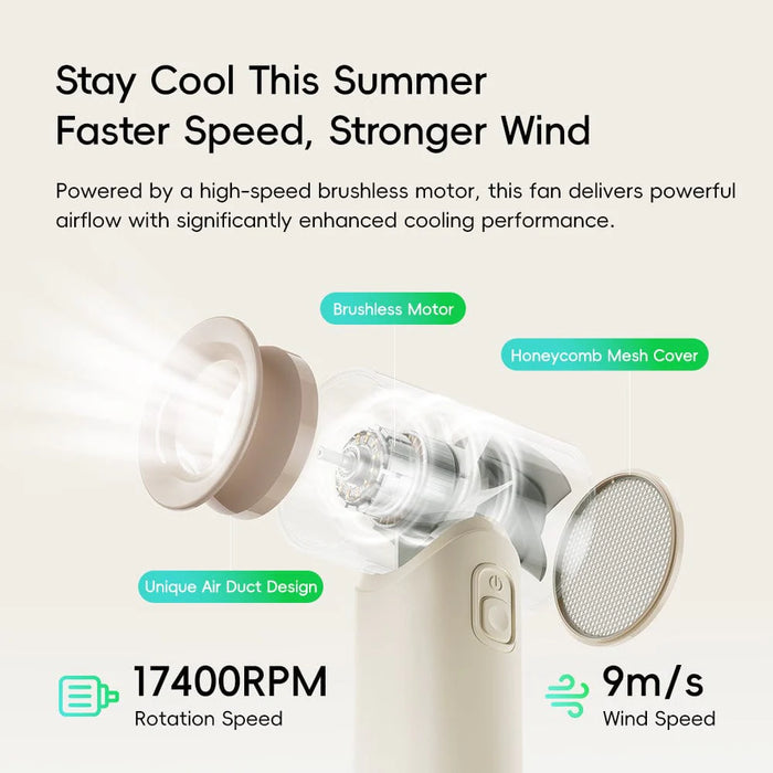 Rock High Speed Hand-Held Mini Fan N610