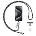 Usams SJ745 2in1 Lanyard With Type C- Type C 60w Cable