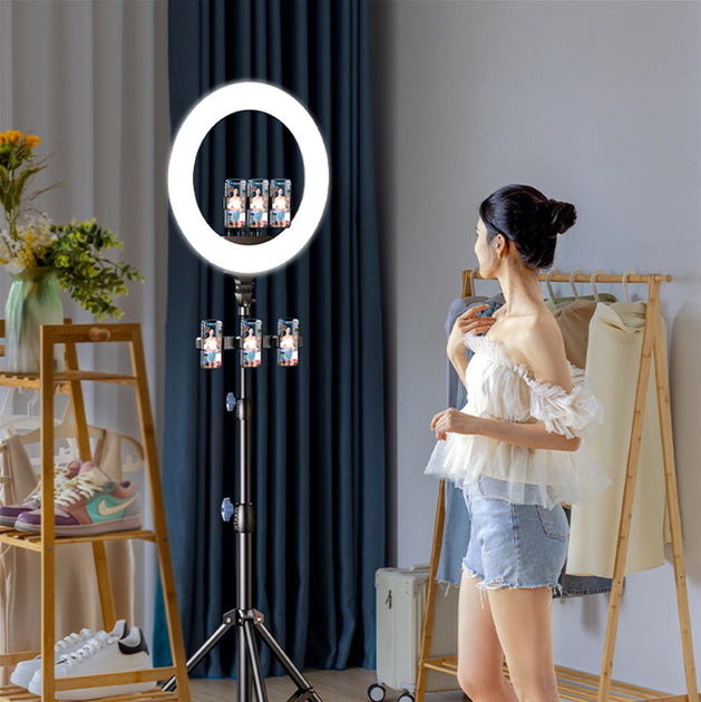 RTAKO AR‑GTB01‑18S 18″ Ring Light with Digital Display