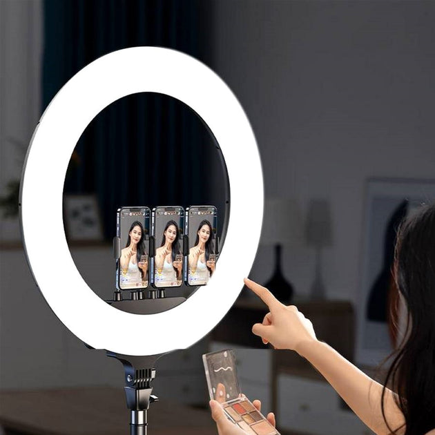 RTAKO AR‑GTB01‑18S 18″ Ring Light with Digital Display