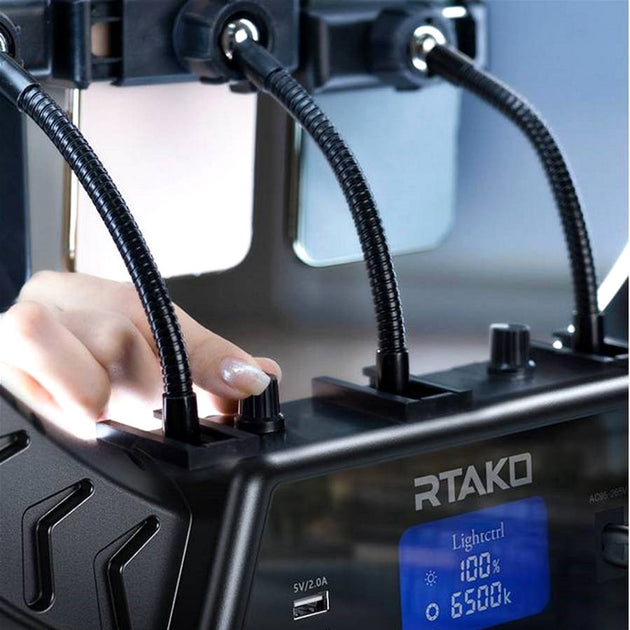 RTAKO AR‑GTB01‑18S 18″ Ring Light with Digital Display