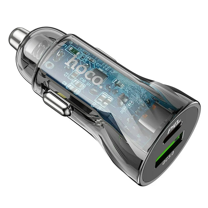 Hoco Z47A PD30W+QC 3.0 Dual Output Car Charger