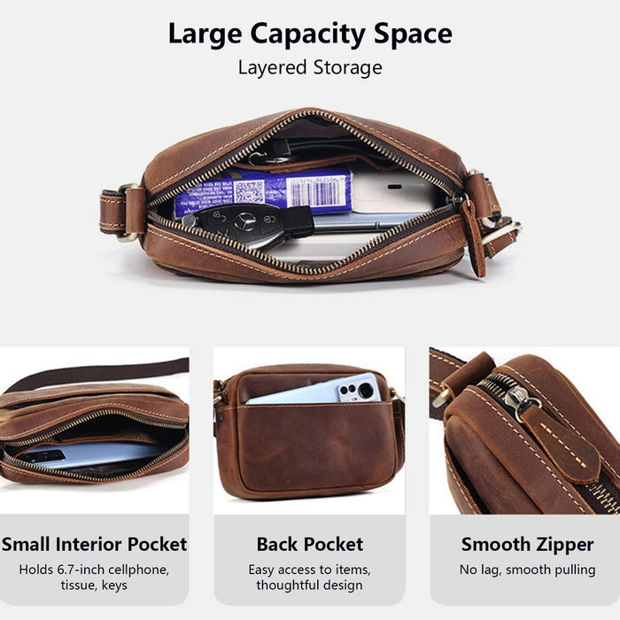 COTECi OT-021 Luxury Series Genuine Leather Bag