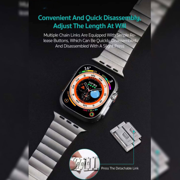 COTECi W103 iWatch Magnetic Chain Strap - 42/44/45/49mm