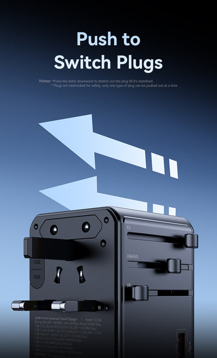 Usams 100W Universal Travel Adapter