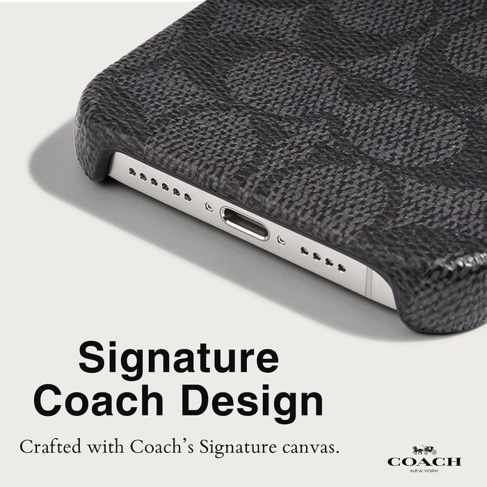 Coach Signature Canvas Slim Wrap iPhone 13 Case