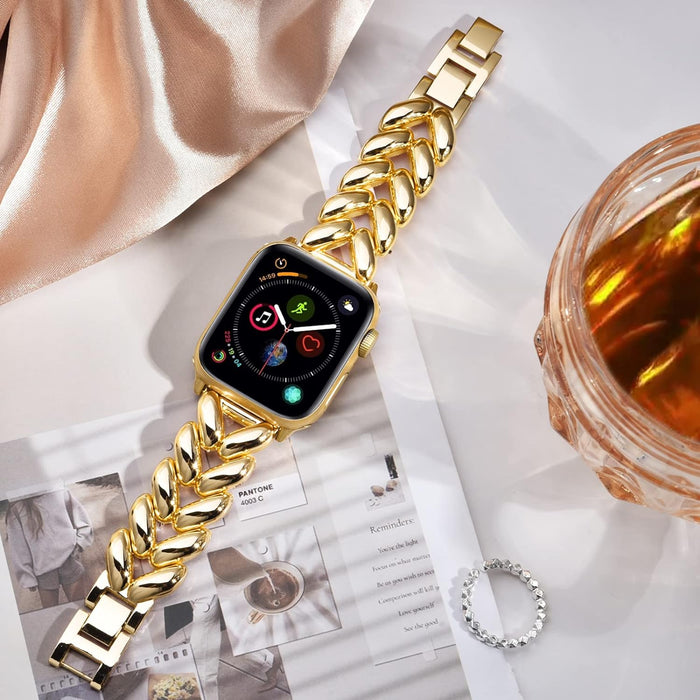 Geneva Metal-W iWatch 44/45/49mm Bracelet