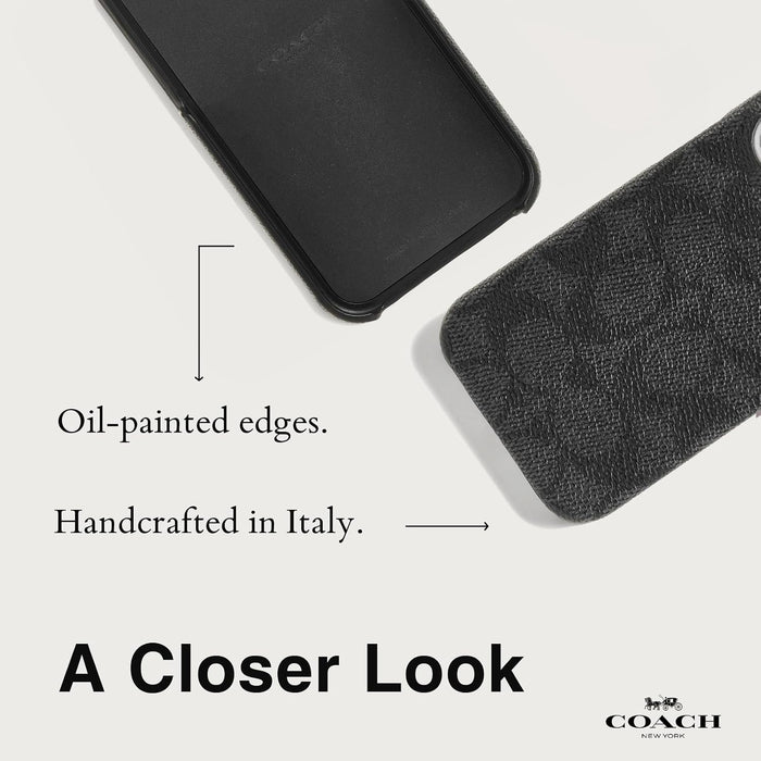 Coach Signature Canvas Slim Wrap iPhone 13 Case