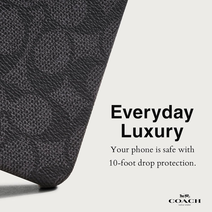 Coach Signature Canvas Slim Wrap iPhone 13 Case