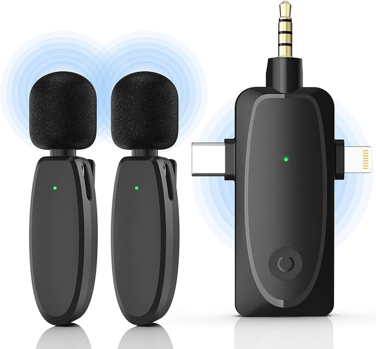 Coteci 3in1 Wireless Radio Microphone 1for2 (74003)