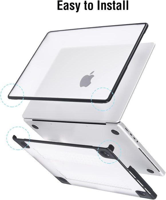 COTECi Frosted PC Case+TPU Frame Protection for 2020 MacBook Air 13 A1932/A2179/A2237