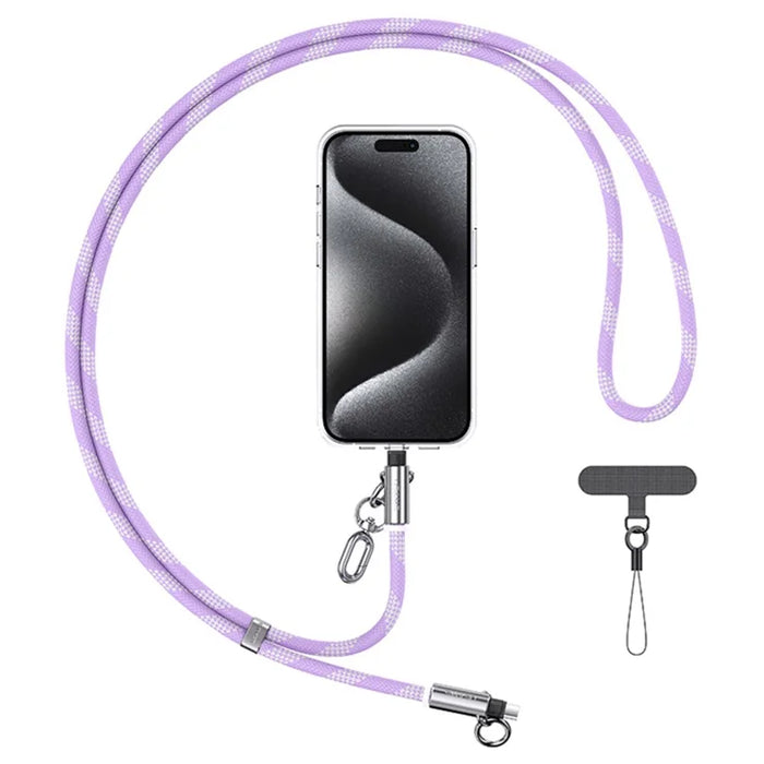 Usams SJ745 2in1 Lanyard With Type C- Type C 60w Cable