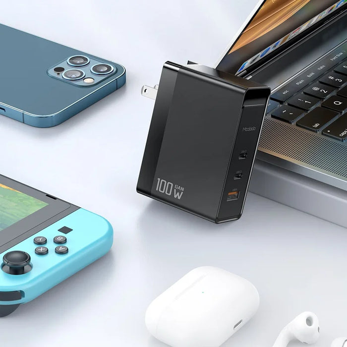 McDodo CH-810 GaN 100W 3-Port Fast Charger Pro