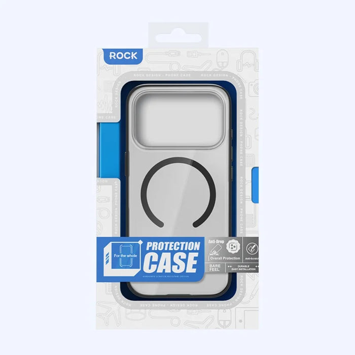 Rock Crystal Armor Anti-Yellowing Protection iPhone 17 Pro Max Case