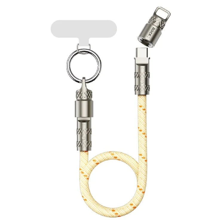 Rock R15 PD60W USB-C to USB-C Charging Lanyard