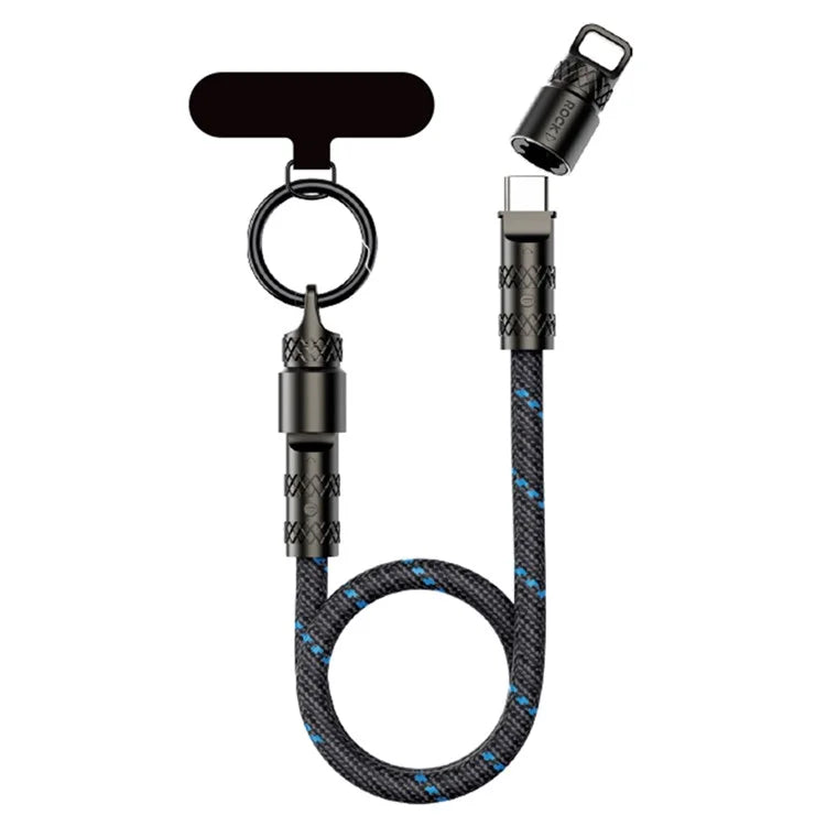 Rock R15 PD60W USB-C to USB-C Charging Lanyard