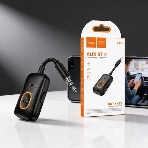 Hoco E151 Graceful Aux BT Audio Receiver And Transmitter