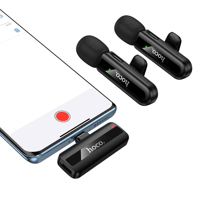 Hoco L20 Fair Dual Mic Wireless Microphone