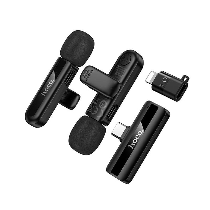 Hoco L20 Fair Dual Mic Wireless Microphone