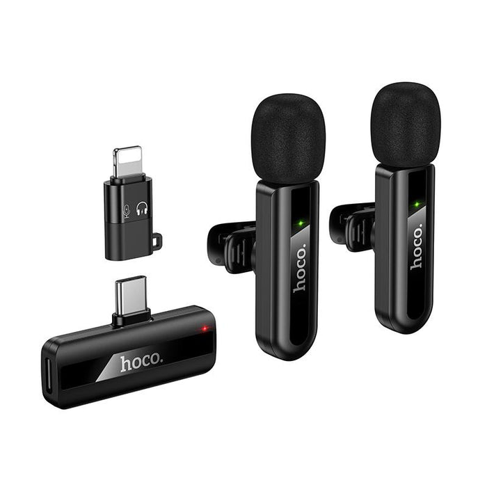 Hoco L20 Fair Dual Mic Wireless Microphone