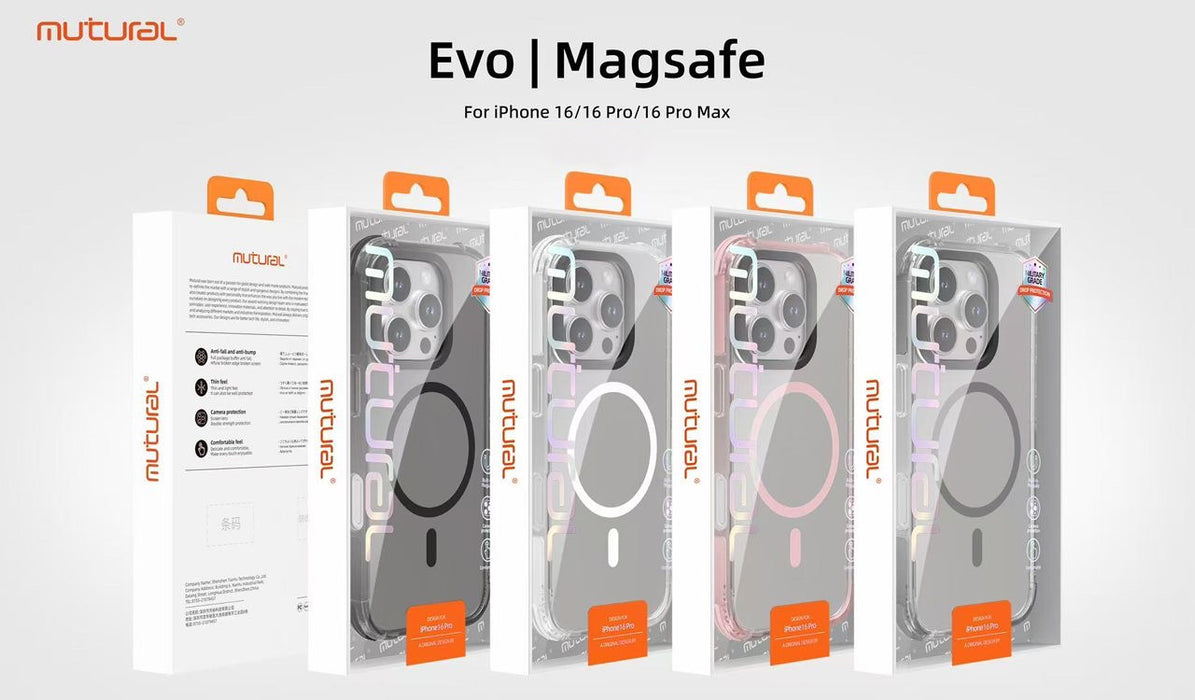 Mutural iPhone 16 Pro Max EVO MagSafe Series Cas