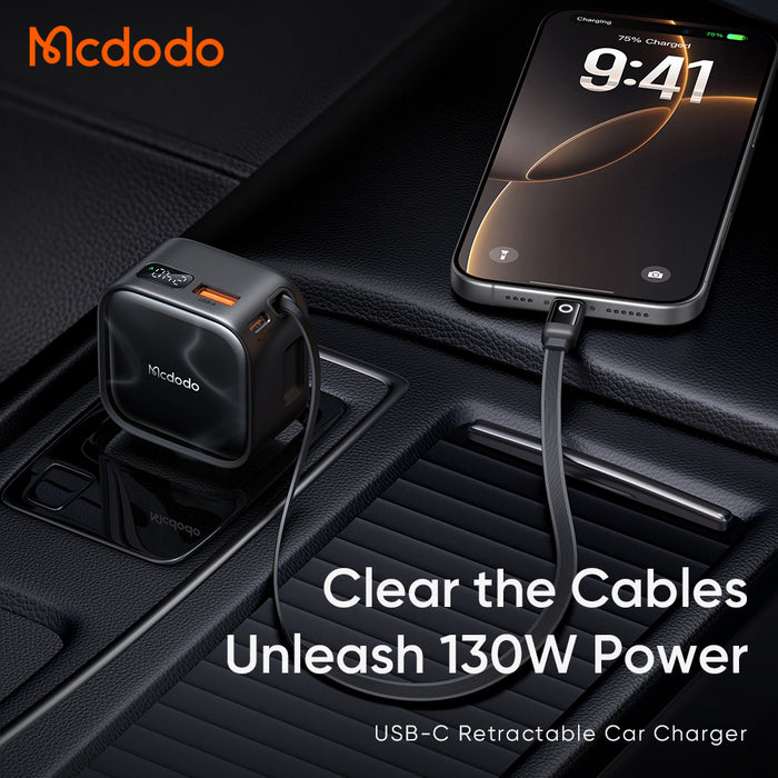 Mcdodo FreeGo Pro 130w Led Display Car charger