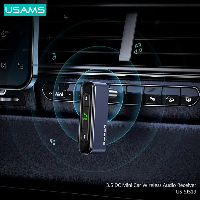 USAMS 3.5DC Mini Car Wireless Audio Receiver