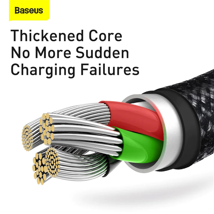 Baseus Tungsten Gold One-for-three Fast Charging Data Cable