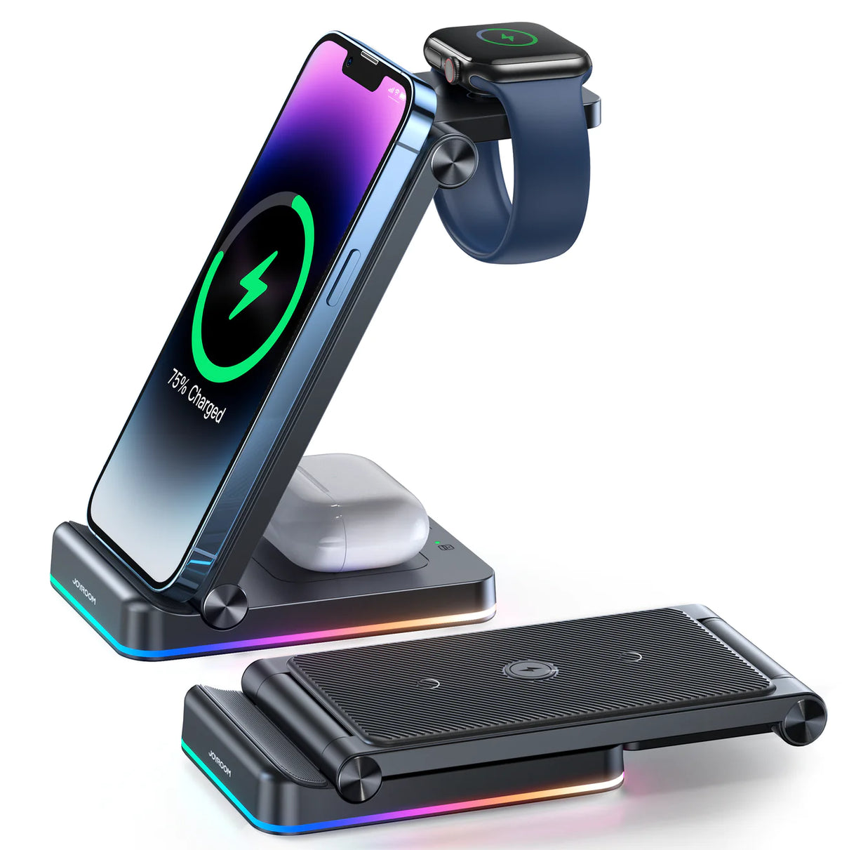 JOYROOM 3 in 1 Foldable Wireless Charging Station