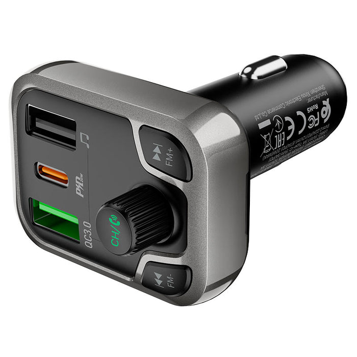 Borofone BC38 Flash Energy In-Car Charger & FM transmitter
