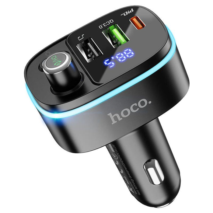 Hoco Multifuncional LED E62 In-Car Wireless FM Transmitter