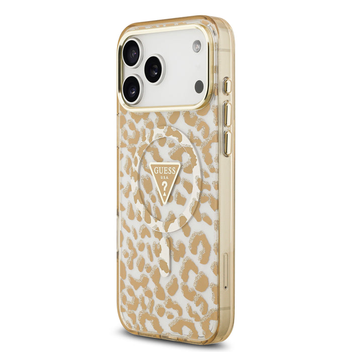 Guess MagSafe Leopard Glitter  iPhone 17 Pro Case