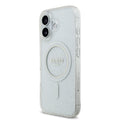 GUESS Glitters Script MagSafe with Strap iPhone 17 Case
